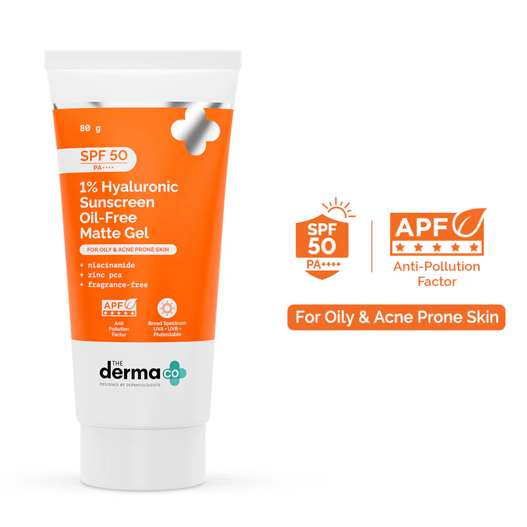 1% Hyaluronic Sunscreen Oil-Free Matte Gel - 80g - Image 6